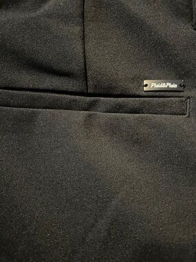 Plaid & Plain Men’s Black Dress Pants